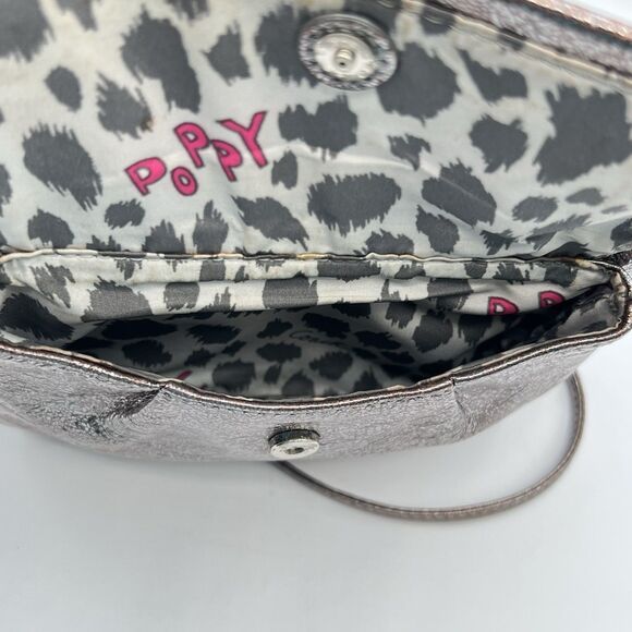 Coach POPPY Crossbody Bag Metallic Gold Silver Leather Vtg 2009 Limited Edition - Picture 15 of 16
